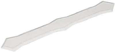 True Value 27229 Gutter Downspout Band White Aluminum Fits 2 x 3 In. & 3 x 4 In. Downspout