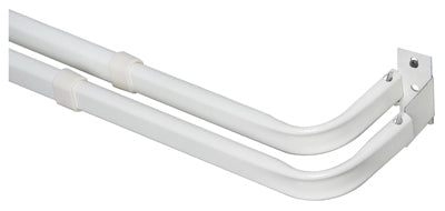 True Value KN521 28-48 WHT DBL CURT ROD