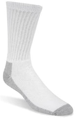 TRUE VALUE S1221-44H-L Wigwam Work Socks, White & Gray, Men's Large, 3-Pk.