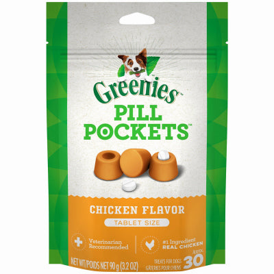 True Value 04539 Pill Pockets Dog Treats Chicken Small Dog 3.2-oz.