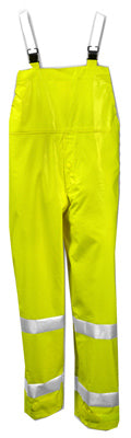 True Value O53122.XL High-Visibility Overalls Lime Yellow PVC On Polyester XL