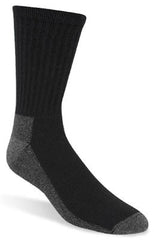 True Value S1221-052-XL Wigwam Crew Socks, Odor Guard, Black, Men's XL, 3-Pk.