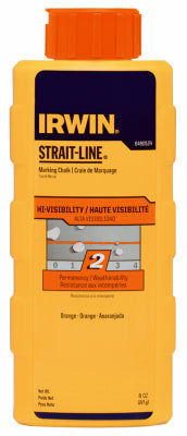 True Value 64905ZR Irwin 8-oz. Fluorescent Orange Powder Chalk