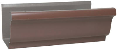 True Value 2400619120 K-Style Gutter Brown Aluminum 5 In x 10 Ft