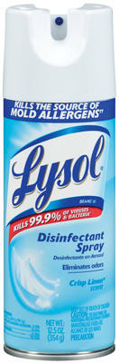 True Value 1920074186 Lysol 12.5-oz. Crisp Linen Disinfectant Spray