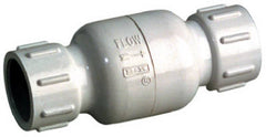 True Value 101-106 PVC Check Valve, Threaded, White, Schedule 40, 1-1/4-In.