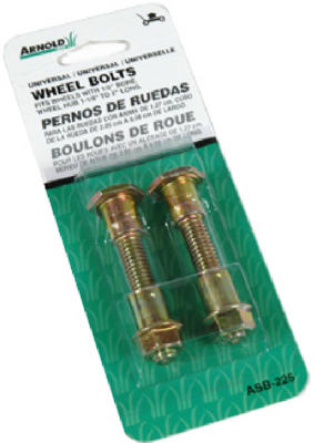 True Value ASB-225 Arnold 2-Pack Universal Lawn Mower Wheel Bolt