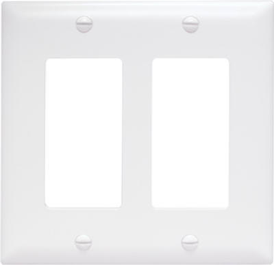 TRUE VALUE TP262WCC30 Pass & Seymour - Legrand White Decorator Nylon Wall Plate