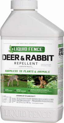 TRUE VALUE HG-71106 Liquid Fence Deer & Rabbit Repellent, 32-oz. Concentrate