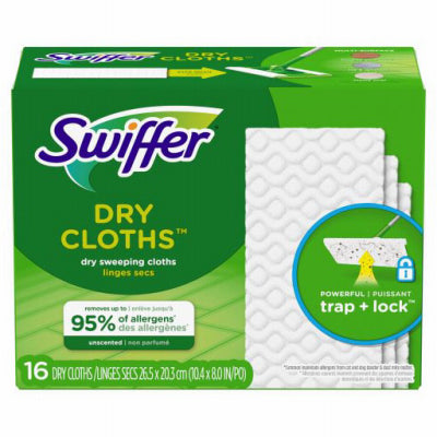 True Value 31821 Swiffer 16-Count Disposable Dry Cloth Refills