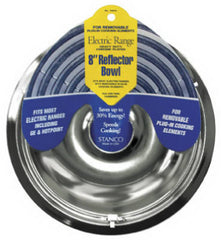 TRUE VALUE 700-8 Electric Range Reflector Bowl, Removable Element, Chrome, 8-In.