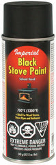 TRUE VALUE KK0197 12-oz. Matte Black Hi-Temperature Spray Paint