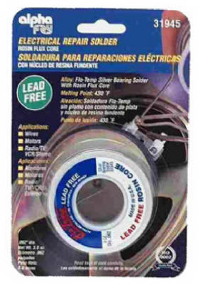 TRUE VALUE AM31945 Alpha Metals 3-oz. .062-Diameter Lead-Free Electrical Solder