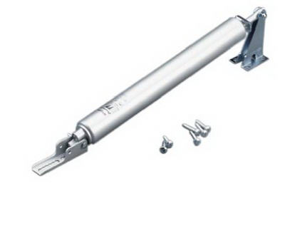 TRUE VALUE V1020 Aluminum, Pneumatic Door Closer, 90 Degree Opening