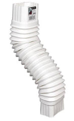 True Value 37084 Gutter Flex Elbow, White, 2 x 3-In.