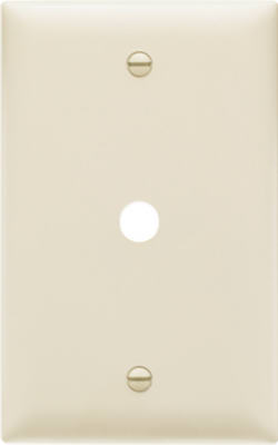 TRUE VALUE TP11LACC15 Wall Plate, Telephone Hole, Almond Nylon