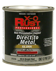 True Value XO6-HP X-O Rust Anti-Rust Oil-Base Enamel Bright Red Gloss 1/2-Pt.