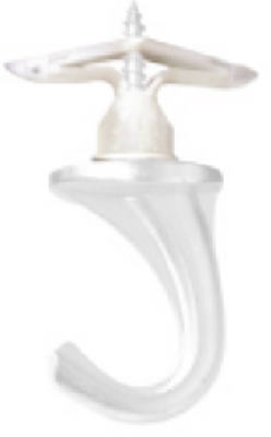 True Value 122407 Versa Hook, White, Small, 75-Lb., 2-Pk. 122407