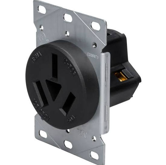 LID CORPORATION Lid Corporation 32B Range Receptacle 50A 125/250V Flush Mount