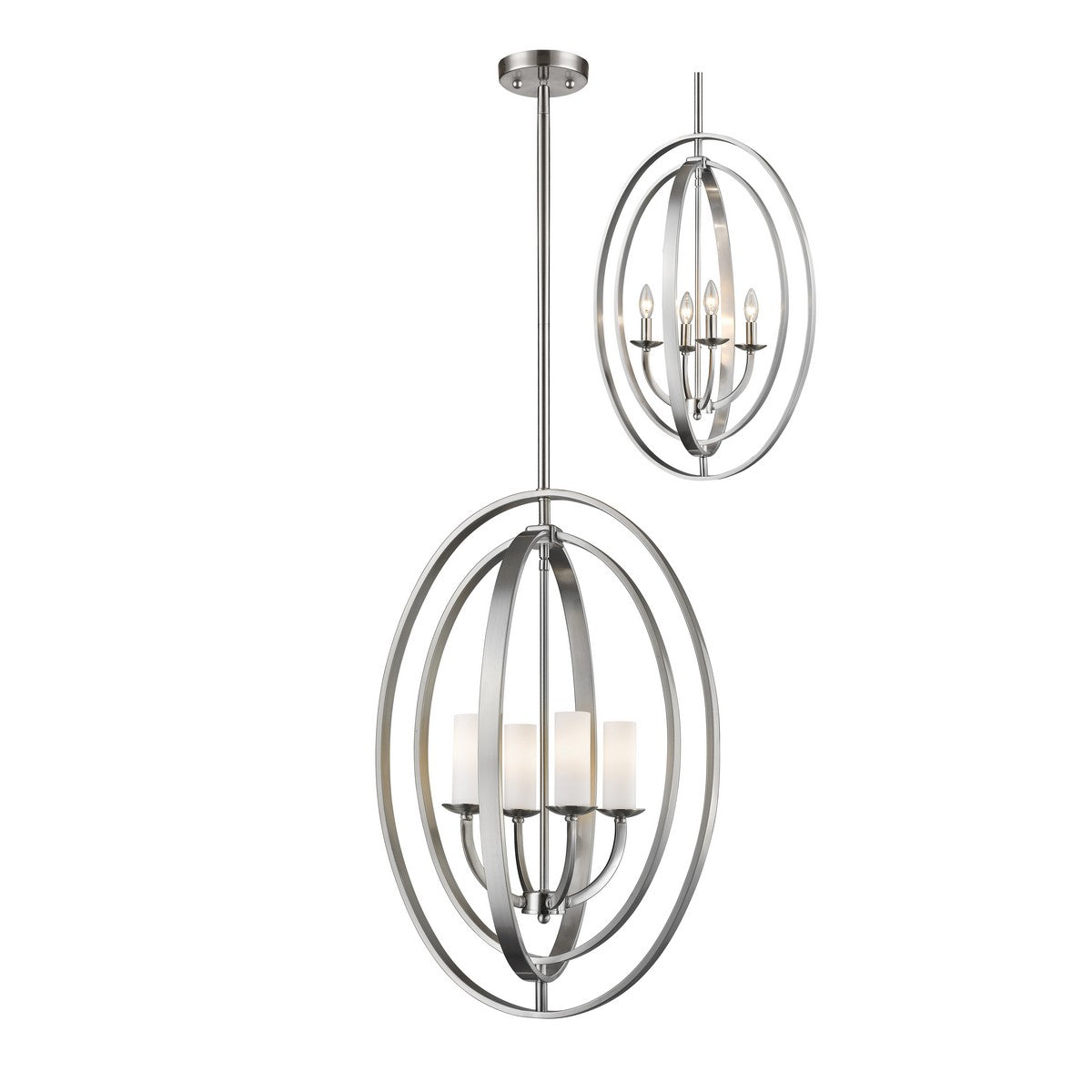 Z-LITE Z-Lite 6004-4L-BN Ashling Chandelier 4 x 60W (15.13 x 19.12 x 30 in)