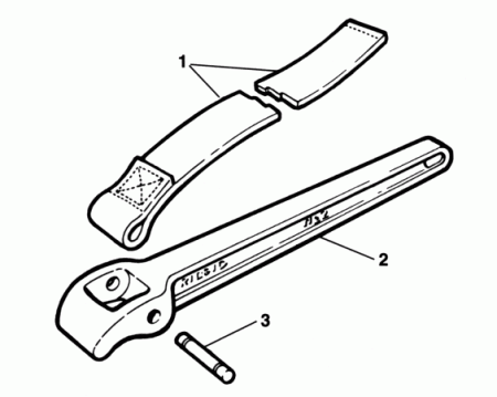 RIDGID 32015 STRAP, #2 SINGLE