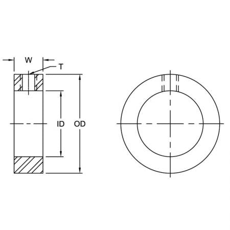 Lovejoy 68514417565 LSC-6-Shaft Collar-SS 3/8 in ID