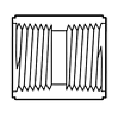 SPEARS Spears 430-007G 3/4 Female Schedule 40 PVC Coupling (Size 3/4)