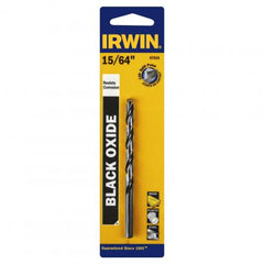 Irwin Tools 67515 Drill 15/64 HD JL 135 Black Ox Pack of 5