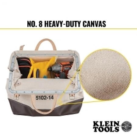 Klein Tools 5102-14 Canvas Tool Bag 14-Inch