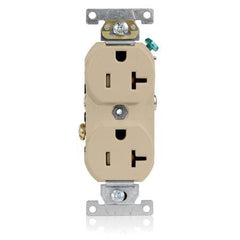 Leviton TBR20-I Duplex Tamper Resistant Receptacle 125 VAC 20 A 2 Pole 3 Wire