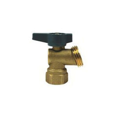 A Y McDonald 5424-215 72004QT Quarter-Turn Boiler Drain Valve 3/4 in FNPT x Male Garden Hose Thread