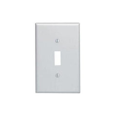 Leviton 80501-W 1-Gang Toggle Device Switch Wallplate Midway Size Replacement MPN