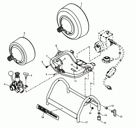 RIDGID 55002 A-380 Standard Drum for 3/8-Inch, 1/2-Inch Cable