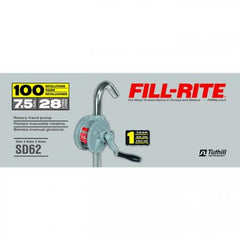 FILL-RITE SD62 Rotary Hand Pump 7.5 Gal