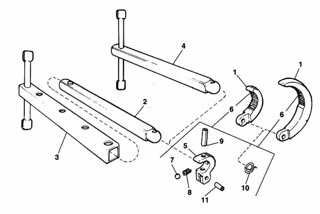 RIDGID 32700 HANDLE, ASSEMBLY 1010