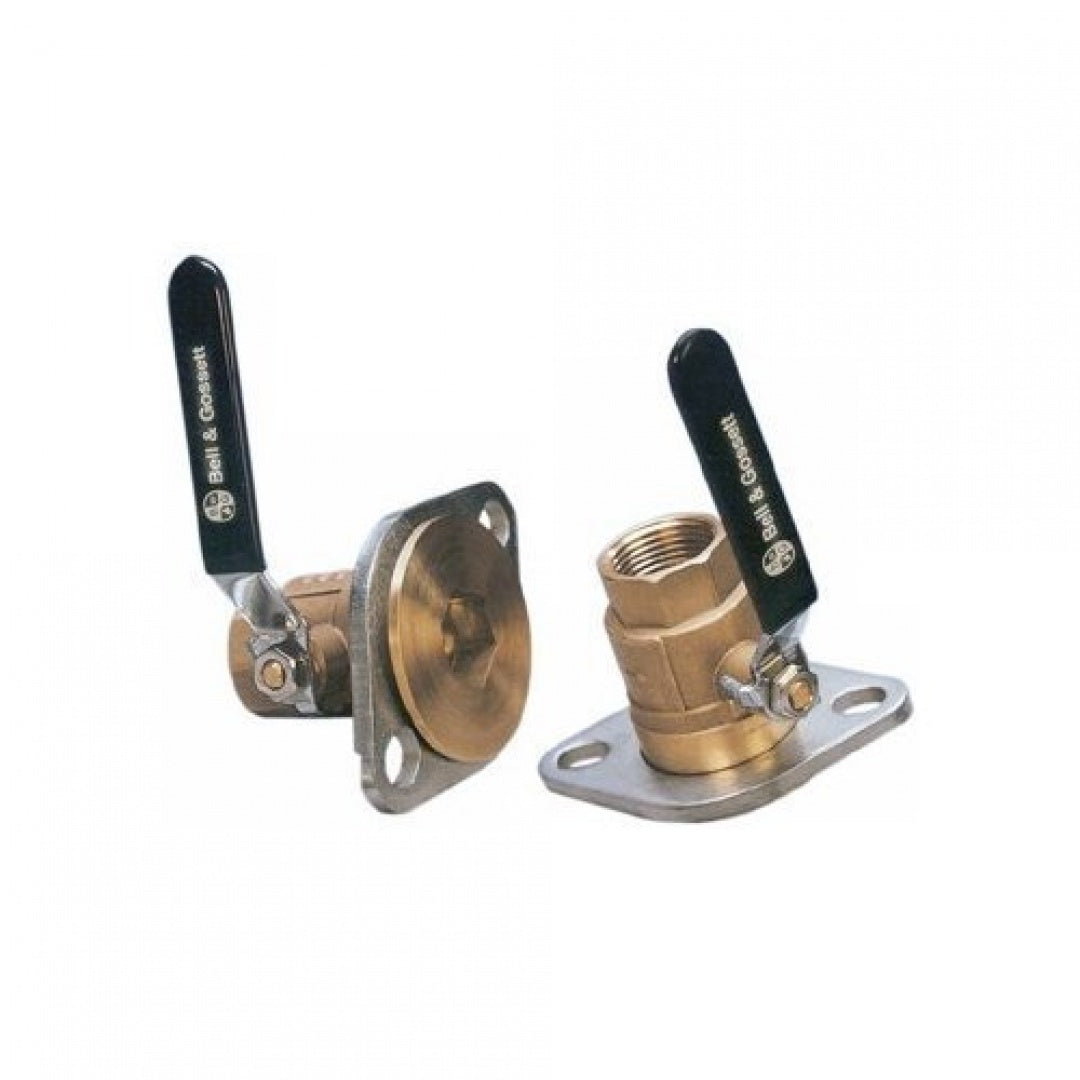 Bell & Gossett 101226LF Sweat Bronze Ball Valve Pair 3/4 Inch