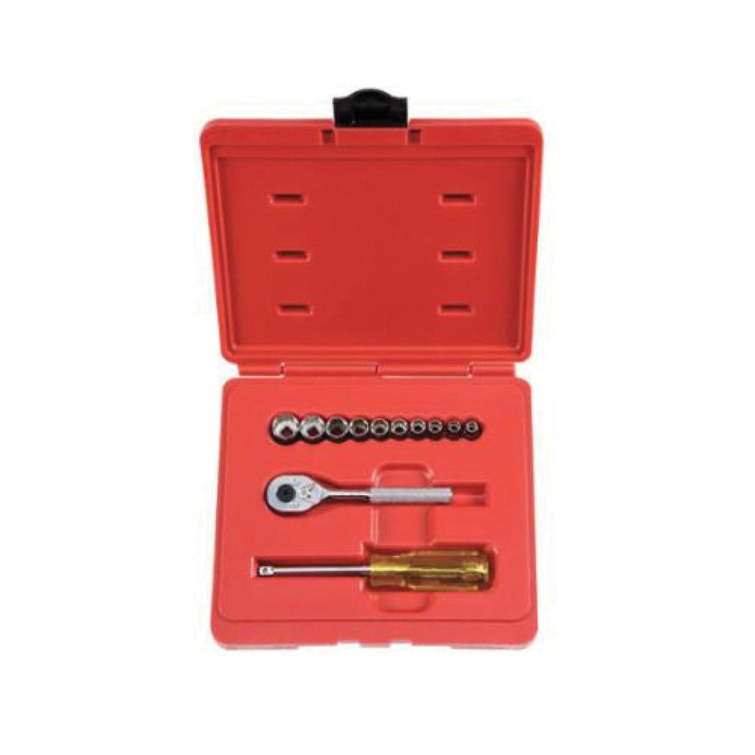 PROTO Proto J47108 1/4-inch Drive 12 Piece Combination Socket Set 6-Point