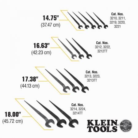 Klein Tools 3212 Heavy Nut Erection Wrench 3/4-Inch Bolt