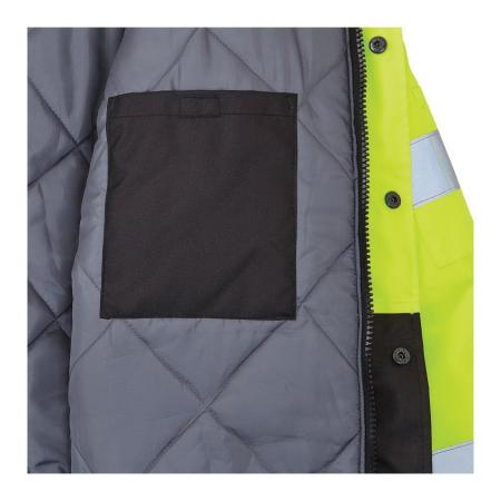 Klein Tools 60501 High-Visibility Winter Bomber Jacket, 2XL