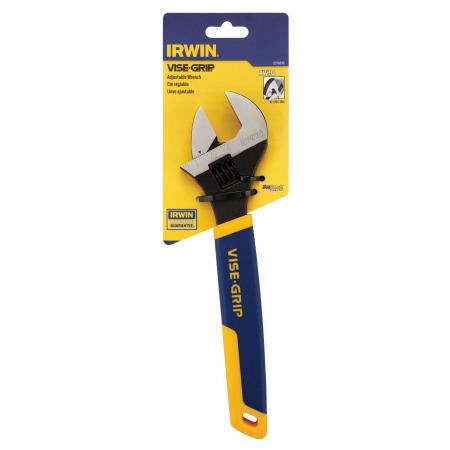 Irwin 2078610 10 Adjustable Wrench 1-1/4 Opening