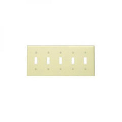 Leviton 86023 WALLPLATE 5 GANG 4.5 IN H X 9.99 IN W REPLACEMENT MPN