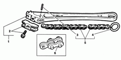 Ridgid 32605 Chain Wrench Replacement Parts - Fits 31330 C-36 Heavy Duty Wrench