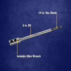 IRWIN 88702 FLAT BIT 6 EXT