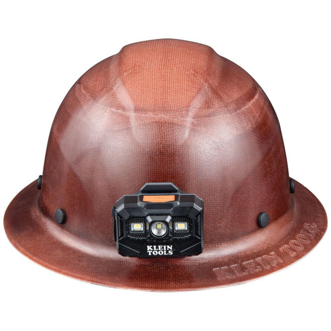 KLEIN TOOLS Klein Tools 60447 Konstruct full-brim hard hat with rechargeable headlamp (Size Medium)