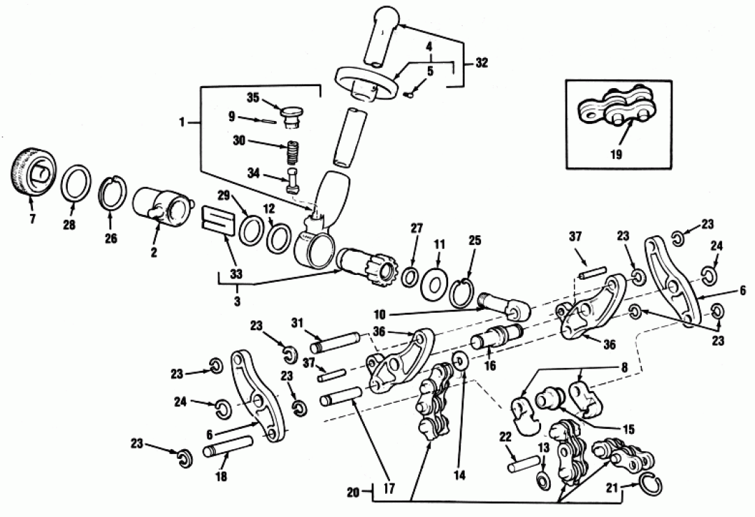 RIDGID 33425 Ratchet, ASM 206 Power (1) Replacement MPN