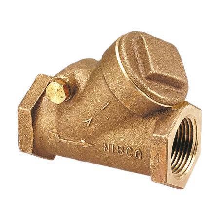 NIBCO NL8300A T453B 1 THD 200# CHECK BRZ SEAT 1IN BRONZE CHECK VALVE