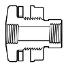 CAI - SPEARS 8172-020 PVC Bulkhead Tank Fitting 2 FNPT x Socket