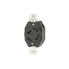 Leviton 7410-B 20 Amp 120/208 Volt- 3PY Flush Mounting Locking Receptacle