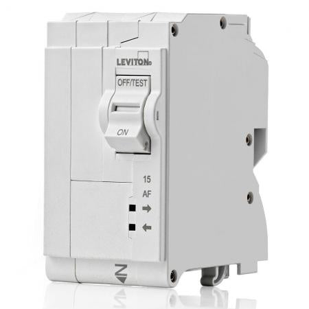 Leviton LB215-AF AFCI Branch Circuit Breaker 15A 120/240 VAC 10 kA