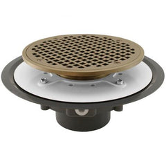 Jones Stephens D53144 3 PVC Heavy Duty Drain with 8 Inch Nickel Bronze Strainer